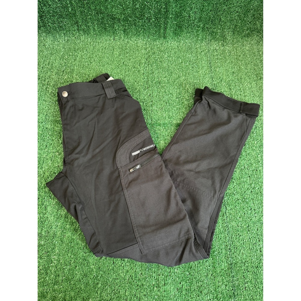 Puma Workwear Pro One Adventure Black Anthracite Cargo Pants 30-1852 Mens L NEW